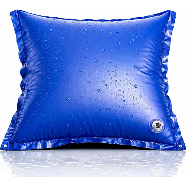 XXL Poolkissen 120 x 120 cm für Poolabdeckung – Rundes Luftkissen inkl. Seil – Winterkissen