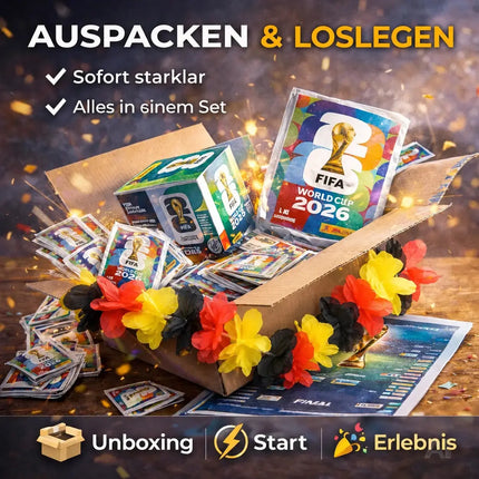 XXL WM 2026 Sammelset – inkl. Panini Stickeralbum, passenden Stickern, Spielplan und Deutschland – Detailansicht 5