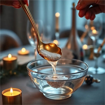 Zinngießen Set für Silvester 2026: Traditionelles Partyspiel mit Orakelbuch