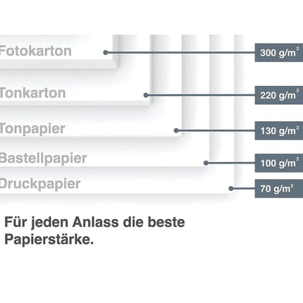 100x Kraftpapier 160 g/m² DIN A4 braunes apier aus Kartonpapier