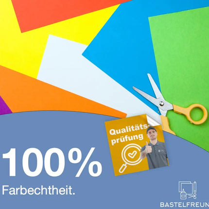 120x Buntes Papier - 110 gsm Bastelpapier Tonpapier Buntpapier 120 g/m²