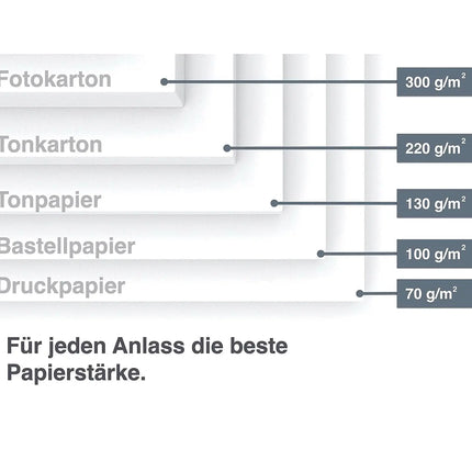 120x Buntes Papier - 110 gsm Bastelpapier Tonpapier Buntpapier 120 g/m²