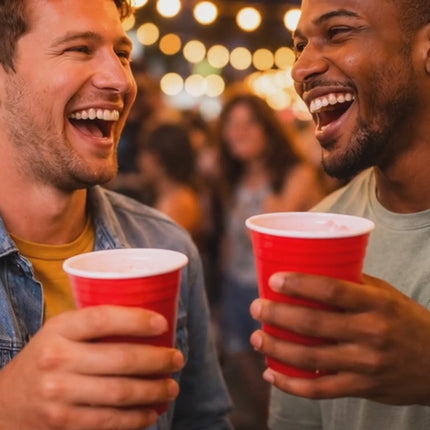 50x Beer Pong Becher wiederverwendbar 473 ml – extra stabile Red Cups für Bierpong, Partys, Festivals & JGA