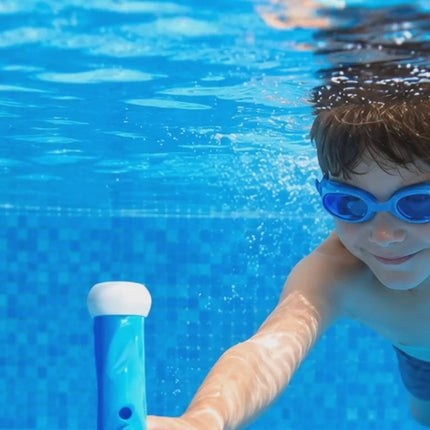 Tauchringe & Tauchstäbe für Kinder & Erwachsene – Wasserspielzeug für Pool, Schwimmbad & Tauchspiele (4x Tauchstab)