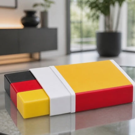 Schminkstift Deutschland Fan schwarz, rot, gelb (Gold), als Deko, Dekoration, Partydeko für Fußball EM 2028