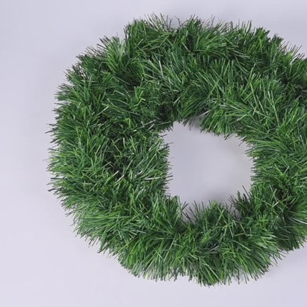 Weihnachtsgirlande grün 10 Meter - künstliche Dekogirlande Ø 10 cm - Tannengirlande als Weihnachtskranz