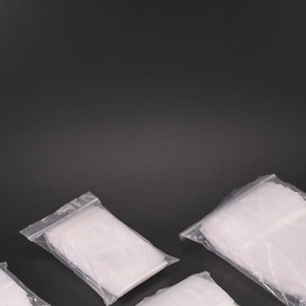 500x Druckverschlussbeutel Zip Set - reißfest & transparent Plastikbeutel Plastiktüten