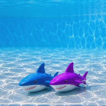 Tauchringe & Tauchstäbe für Kinder & Erwachsene – Wasserspielzeug für Pool, Schwimmbad & Tauchspiele (4x Hai)