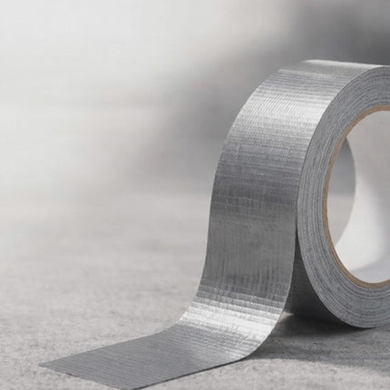 4x Panzertape Tank Tape 2.0 – Gewebeklebeband 50 m x 50 mm – ultrastarkes Duct Tape silber – witterungsbeständiges Reparaturband