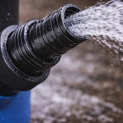 Schmutzwasserpumpe, 400 W, 7.500 l/h – Flachsaugende Tauchpumpe, 5 m Förderhöhe, 4 m Tauchtiefe, 10 m Kabel