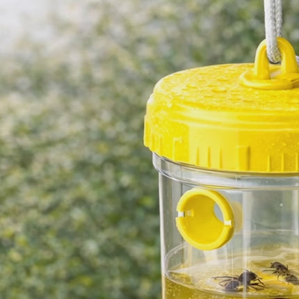 3x Wespenfalle – Fliegenfalle & effektive Wespenabwehr für Garten, Balkon & Outdoor – Mittel gegen Wespen (3x)