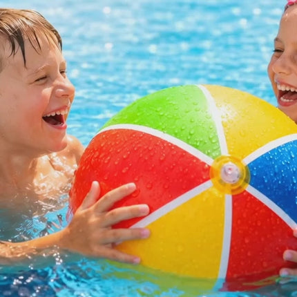 XXL Aufblasbarer Pool Ball Ø 40 cm – Wasserball & Schwimmball für Kinder & Erwachsene – Strandball für Pool, Strand & See