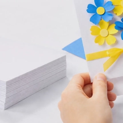 100x Tonpapier Weiß DIN A4 220 g/m² – Bastelpapier & Tonkarton für Drucker, Schule, Büro und Kreativprojekte (100x Tonpapier Weiß)