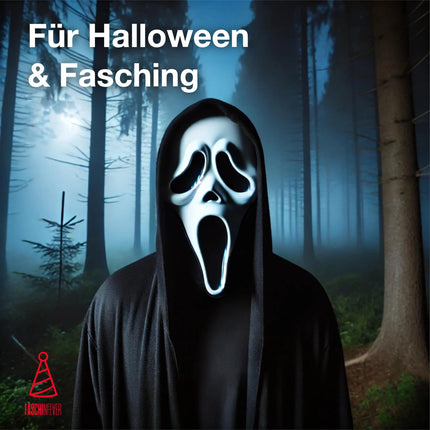 FASCHINFEVER LED Purge Maske blau/rot mix - Kostümmaske steuerbar für Halloween, Fasching & Karneval als Kostüm für Herren & Damen (Kopie)