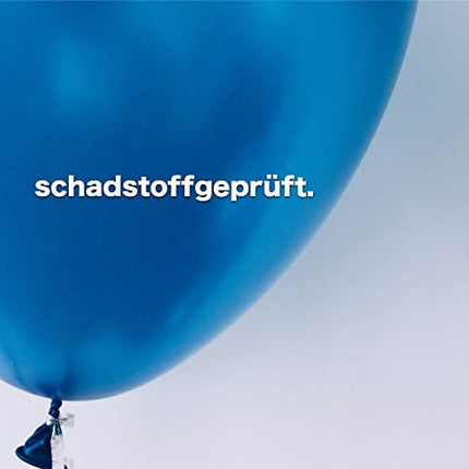 50x Luftballons blau Ø 35 cm - Helium geeignet für Geburtstag & Hochzeit & Party Deko Dekoration zur Befüllung mit Ballongas TK Gruppe Timo Klingler